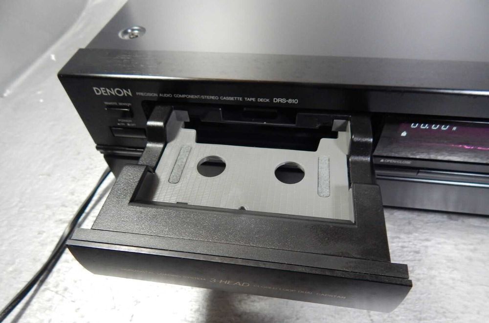 Denon DRS-810 3 capete, dublu cabestan