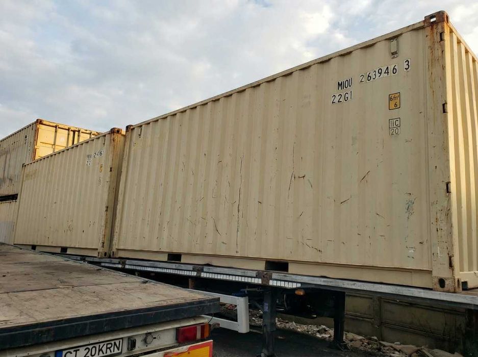 Vindem Containere 6m (20ft) si 12m (40ft) – Oferim Transport si Macara