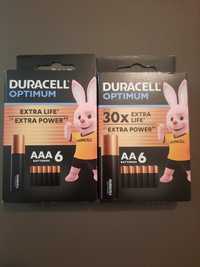Baterii Duracell Oprimum AAA(R3) sau AA(R6) la set de 6 bucati.