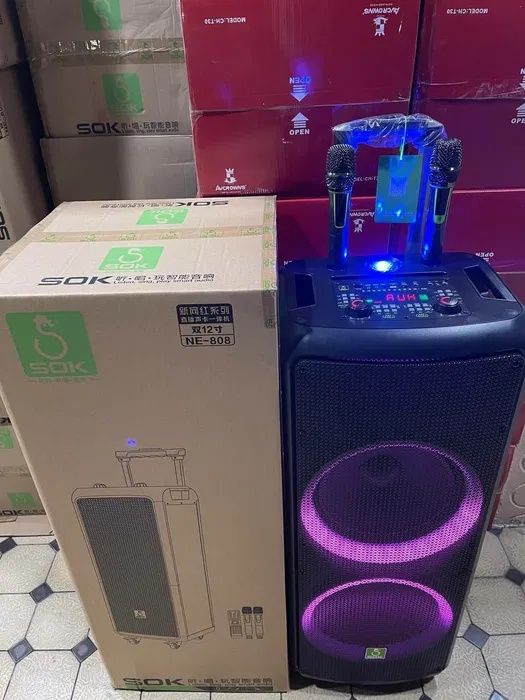 SOK 808 калонка 3200watt karaoke