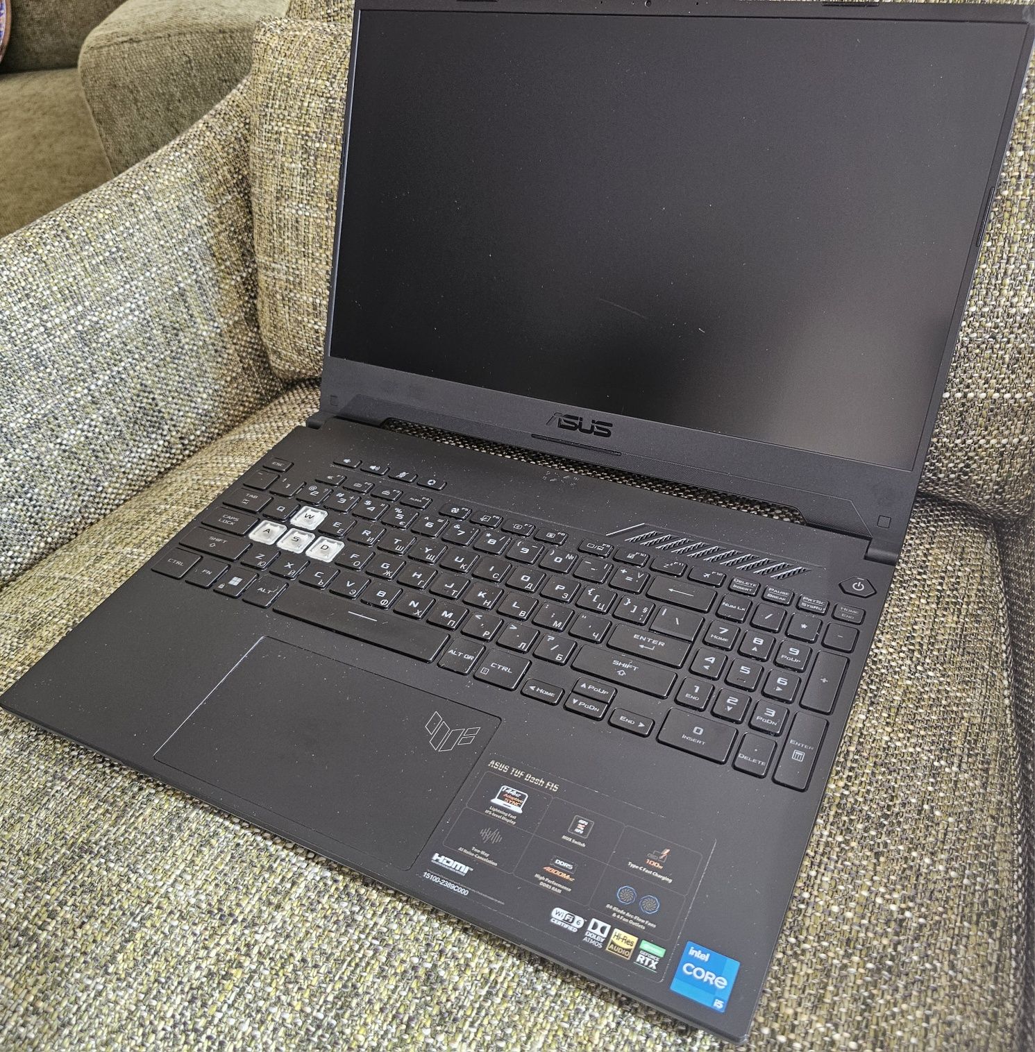 ASUS TUF Dash F15 (FX517ZC/FX517ZC) – Геймърски лаптоп