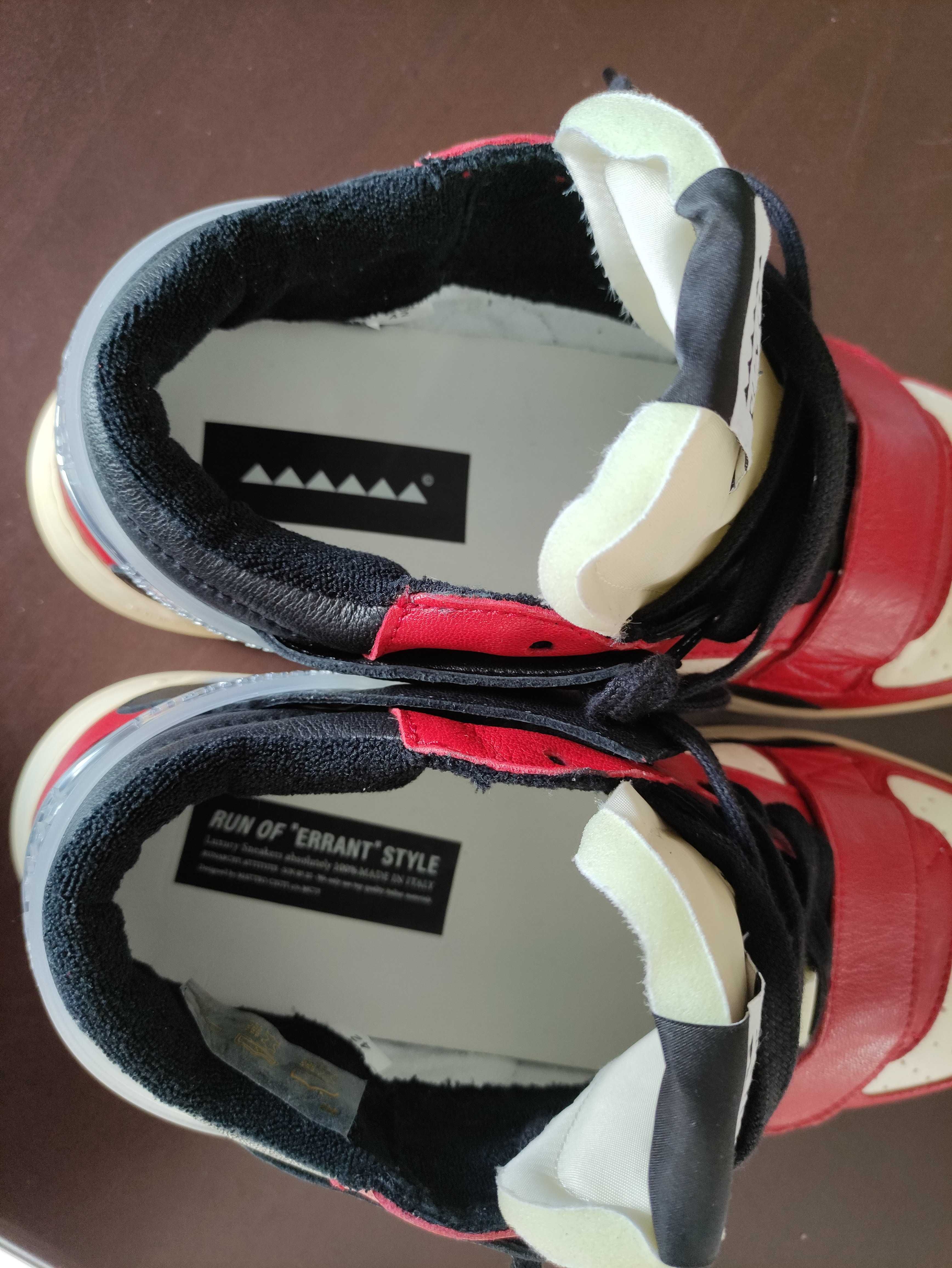 НОВИ RUN OF LEGEND 2 - leather hi-top sneakers