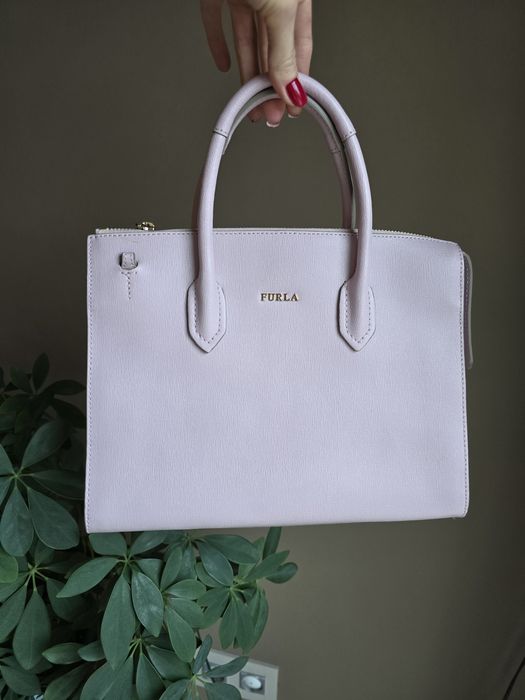 Чанта furla-  цвят розово