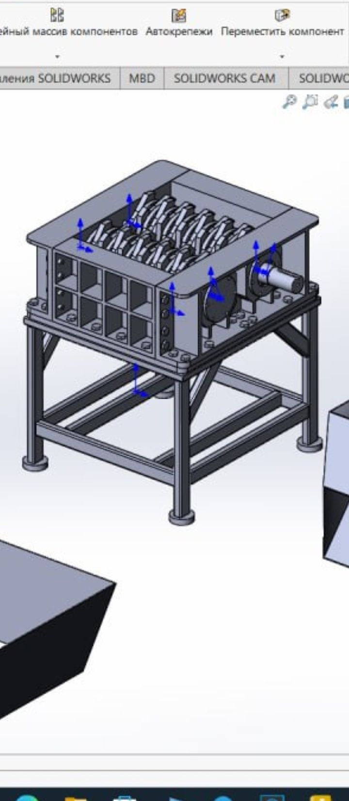 Компас 3д ,Auto Cad va Inventor, Solidworks dasturlarida 2d va 3d deta