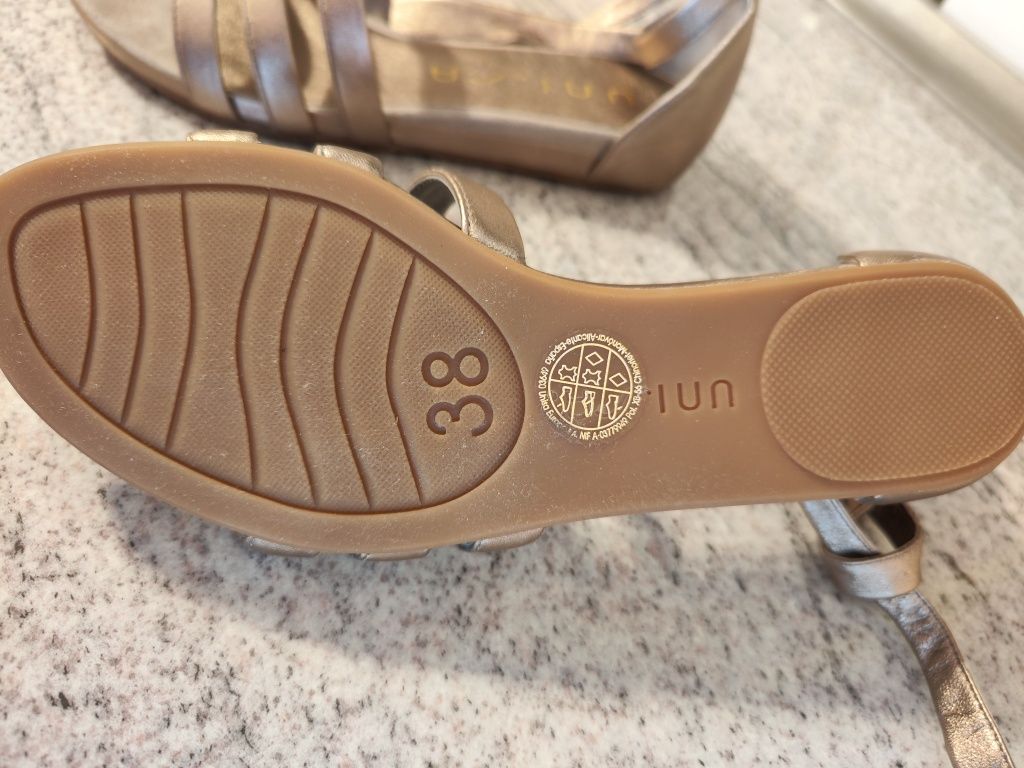 Sandale Unica - piele naturala, noi