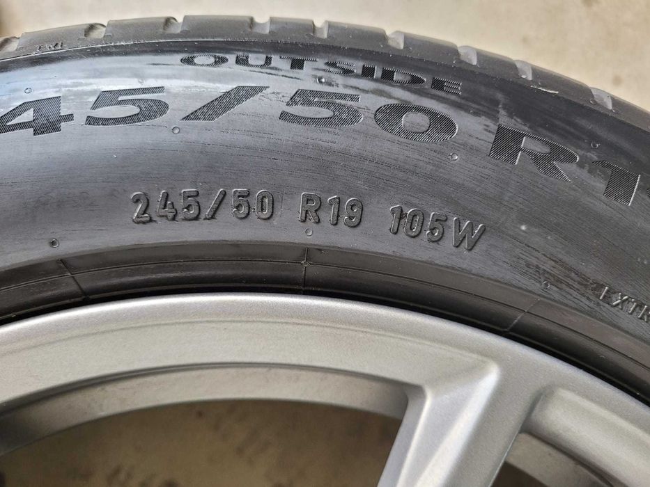 Janta BMW X3 X4 G01 G02 pachet M cu anvelopa 245/50R19