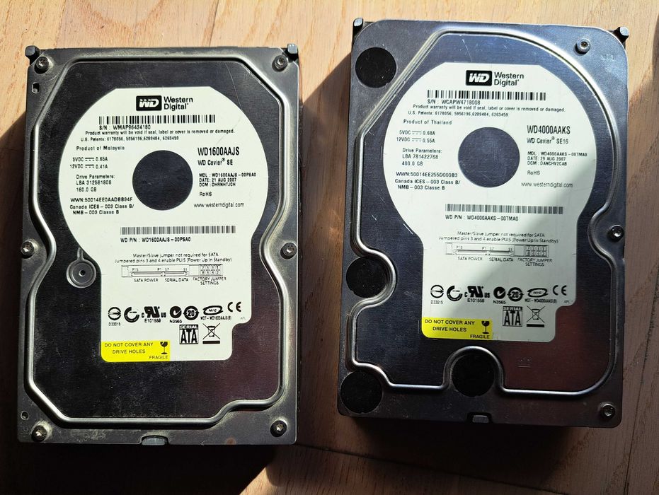 Pachet HDD 160GB + 400GB