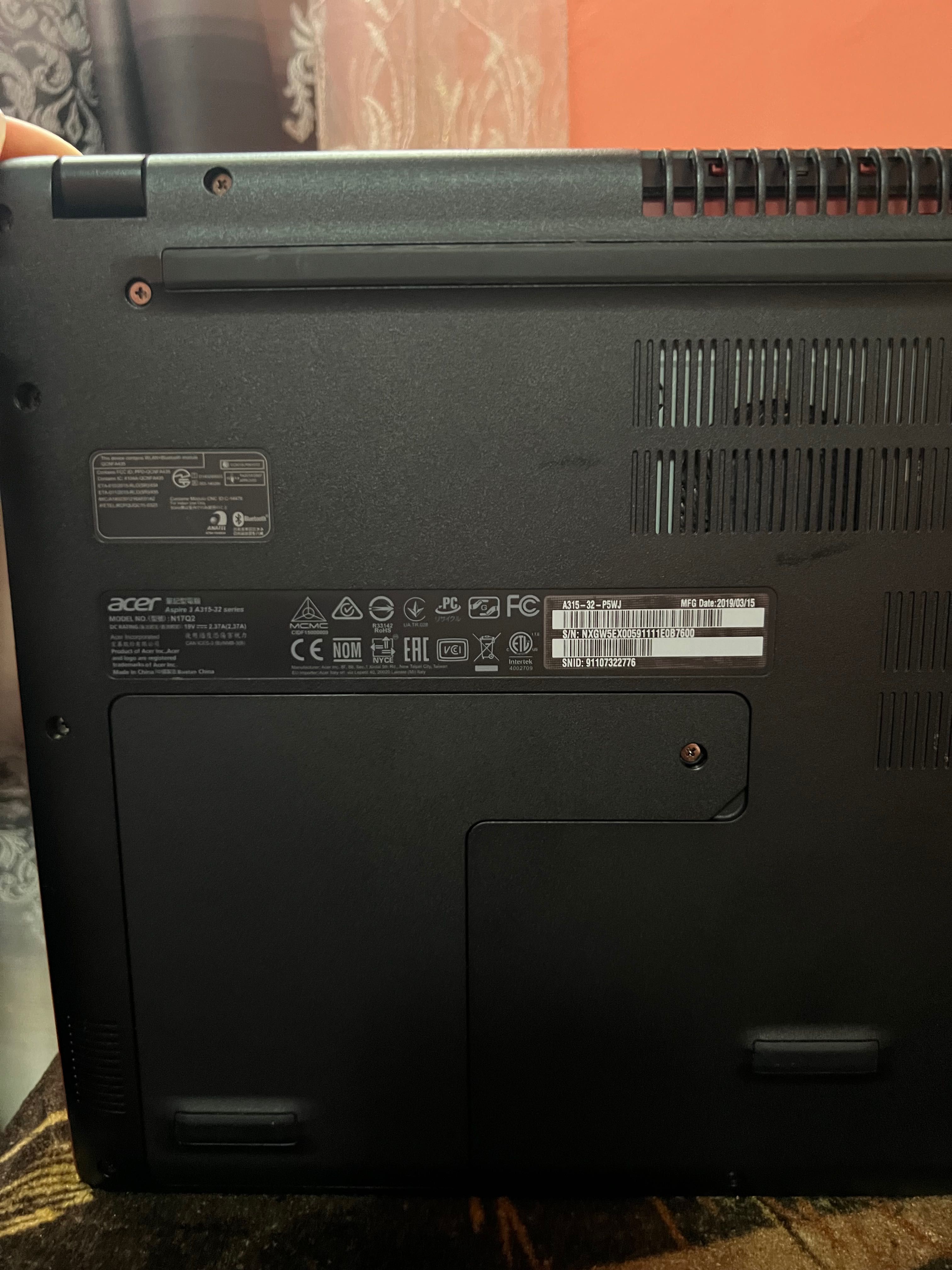 Лаптоп Acer Aspire 3 A315-32 series