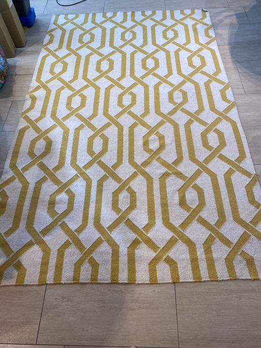 Covor Camila Yellow lana tesut manual