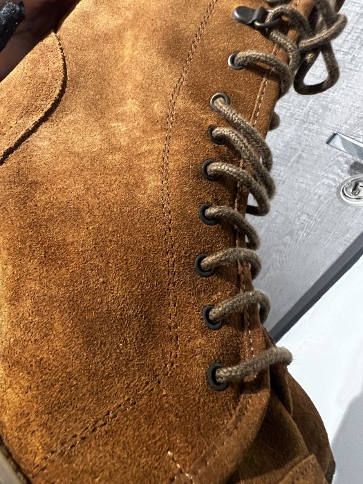 Bershka Botine /Ghete Maro piele intoarsa 38 cu toc