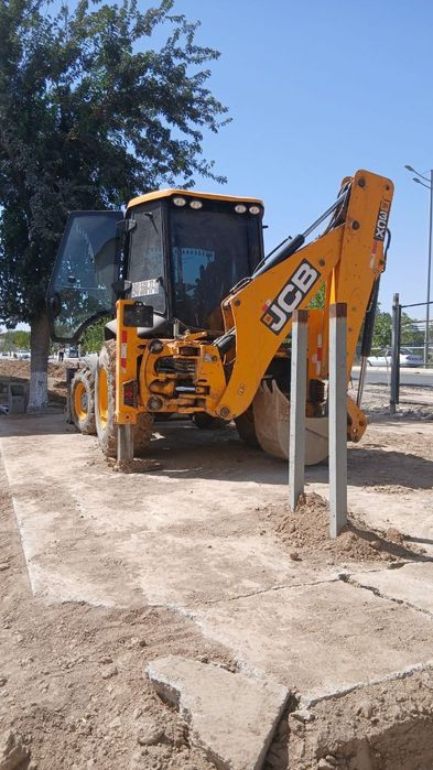 JCB ekskavator Xizmatlari – Jizzax (Yer qazish, tekislash)