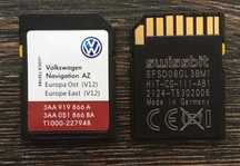 НОВО 2021гд Сд Карта RNS 315 EAST Europe V12 SD card RNS315 SEAT SKODA