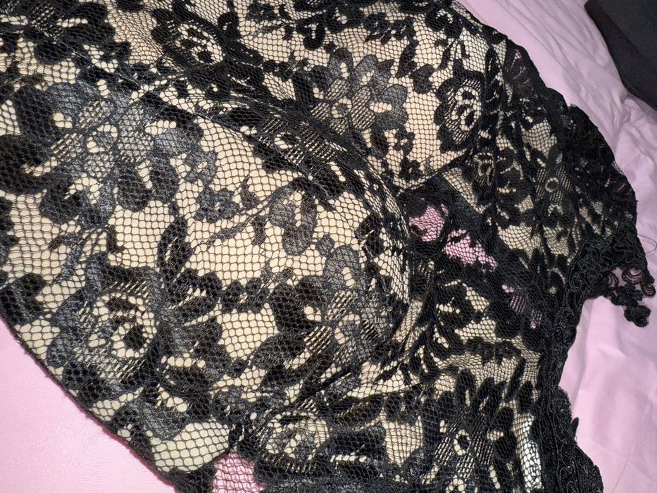 Корсет с кружевами