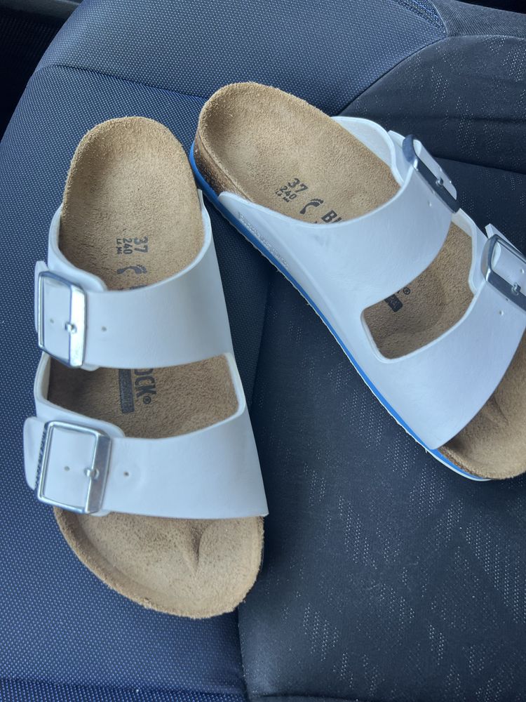 Birkenstock Madrid Arizona чехли сандали зелени бели