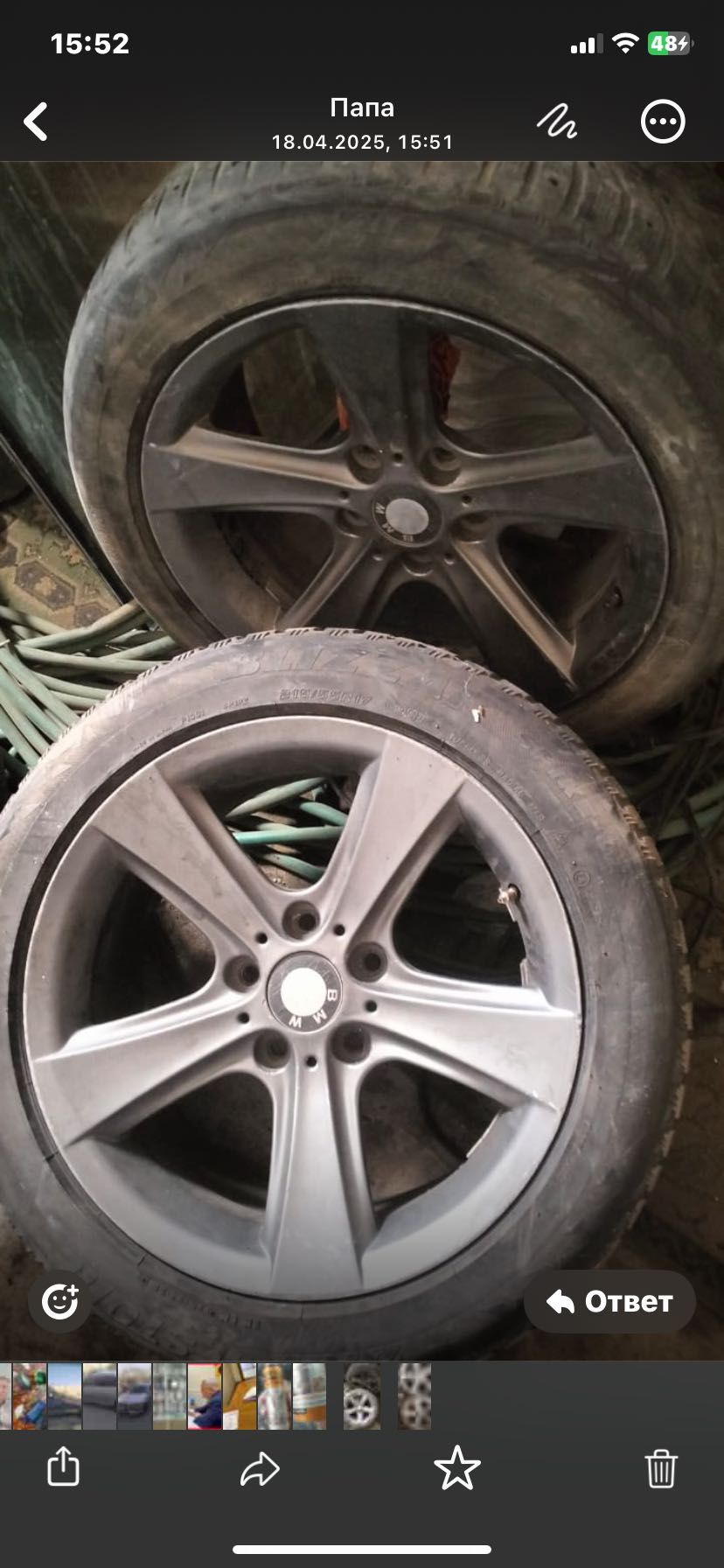 Литые Диски r17 5x120 / титанки 4шт