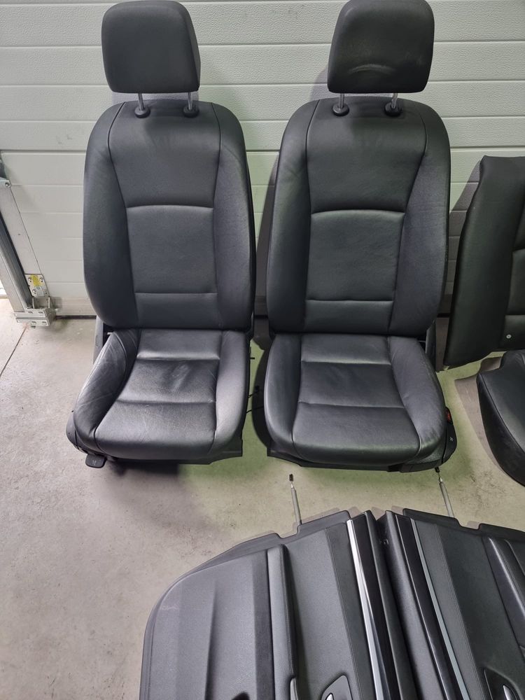 Interior piele scaune bancheta BMW f10 cu incalzire bancheta fixa