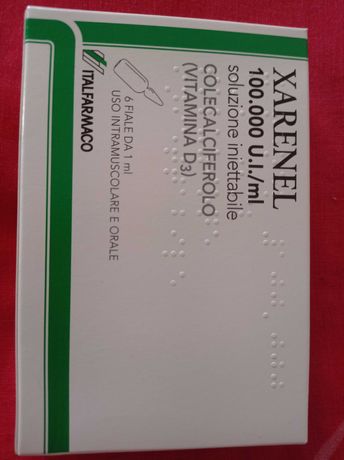 Vitamina D3 Injectabila sau orala Xarenel/ Dibase 100.000 U.I./ml