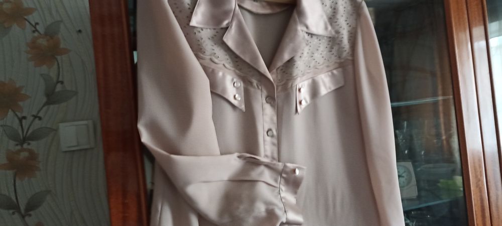 Ткани новые х/б, блузка, рубашки форма б/у