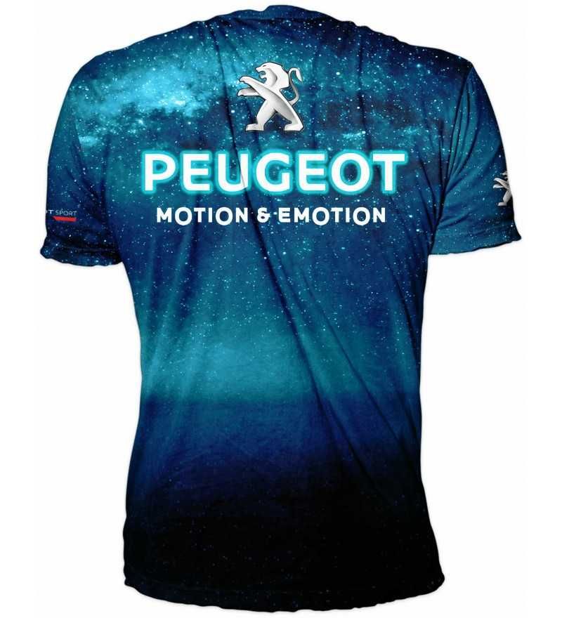 Мъжка тeниска с къс ръкав модел Peugeot / Пежо - размер XXL