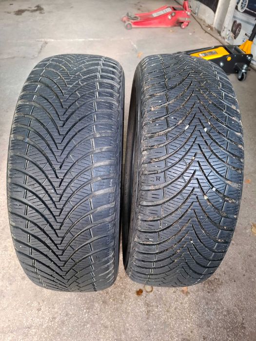 2 Всесезонни гуми Кумхо 205/55/16 ДОТ21 (безплатно поставяне)