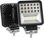 42 LED диоден халоген с бяла светлина - 126W/12v-24v.
