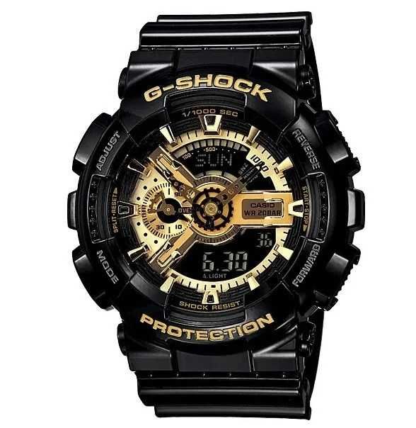 Ceas Sport Casio G-SHOCK GA-110 Black&Gold-NEGRU LUCIOS NOU 2025 !!!
