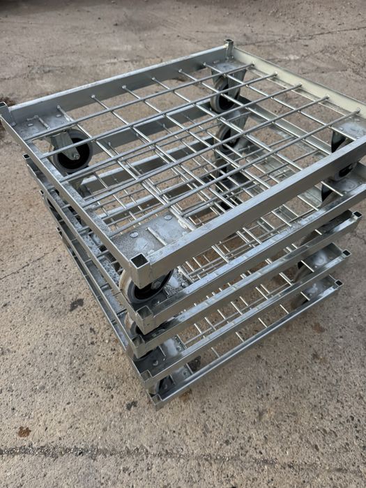 Carucior, platforma metalica cu roti