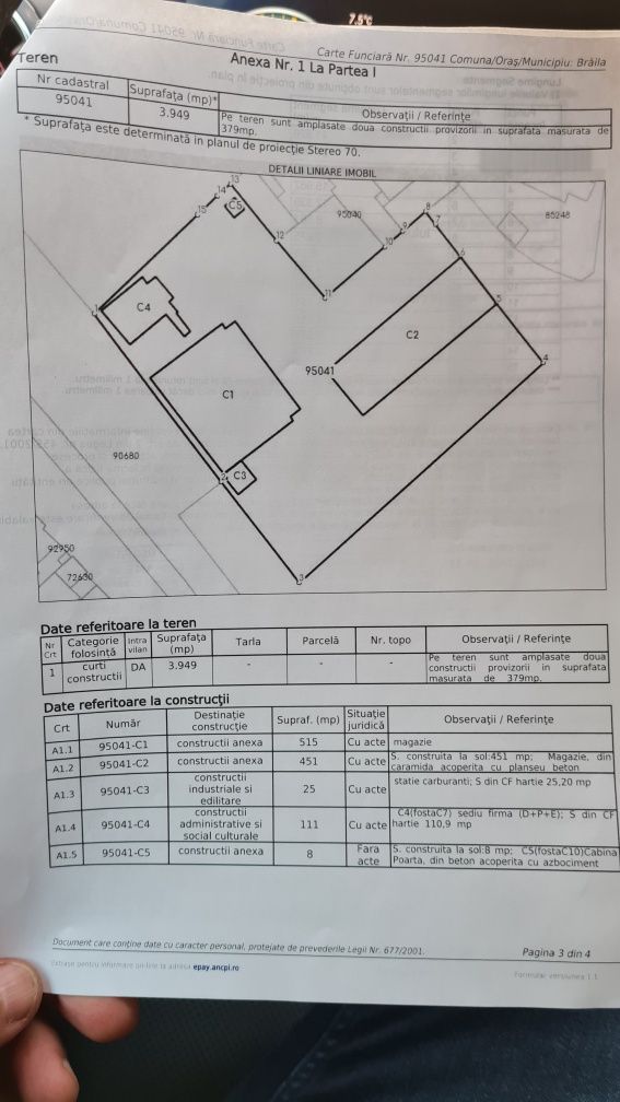 Spatiu Comercial 515 m +spatiu depozit 450 m,ideal market