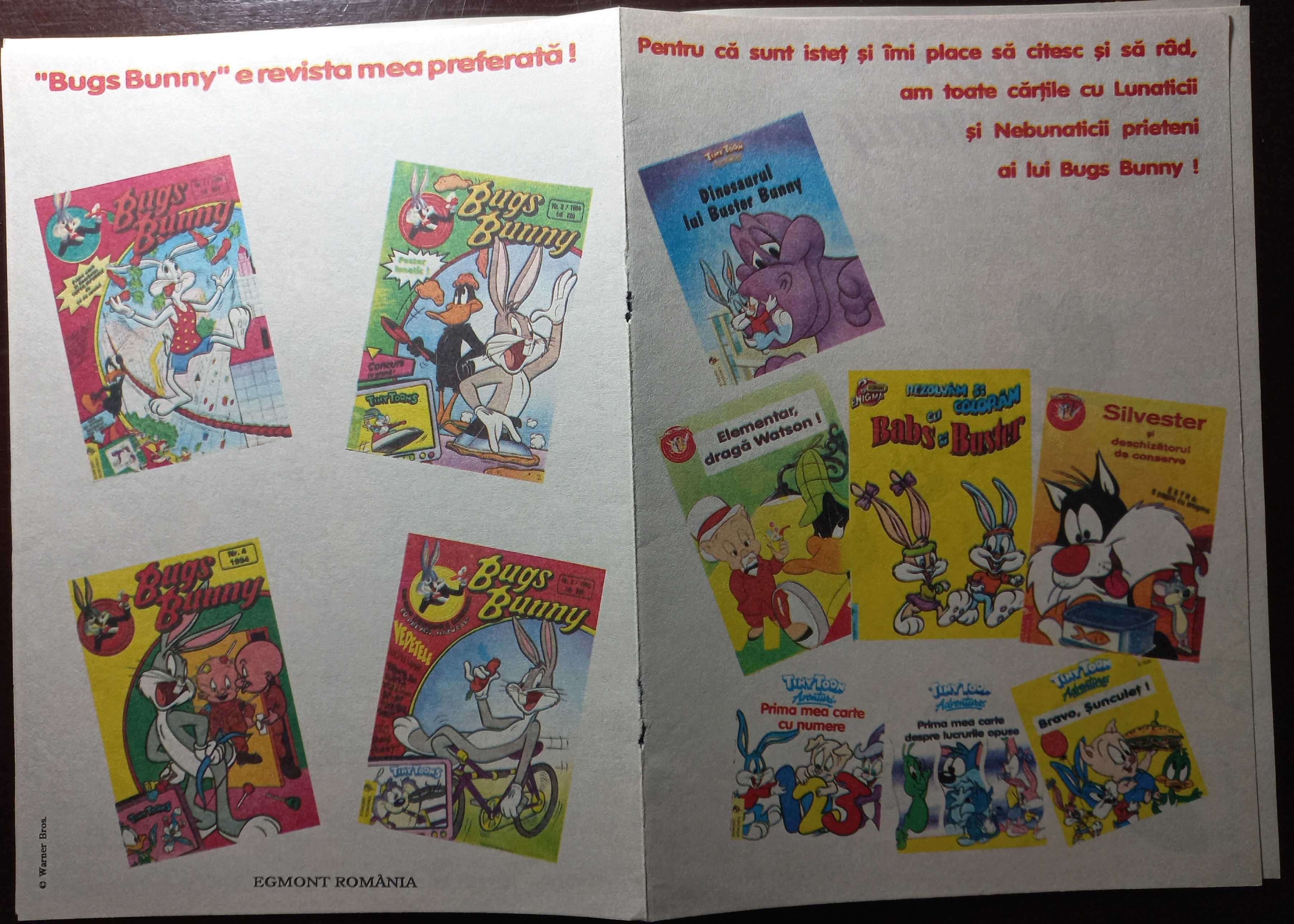 Reviste benzi desenate Egmont România 1992-1995 si 7 suplimente