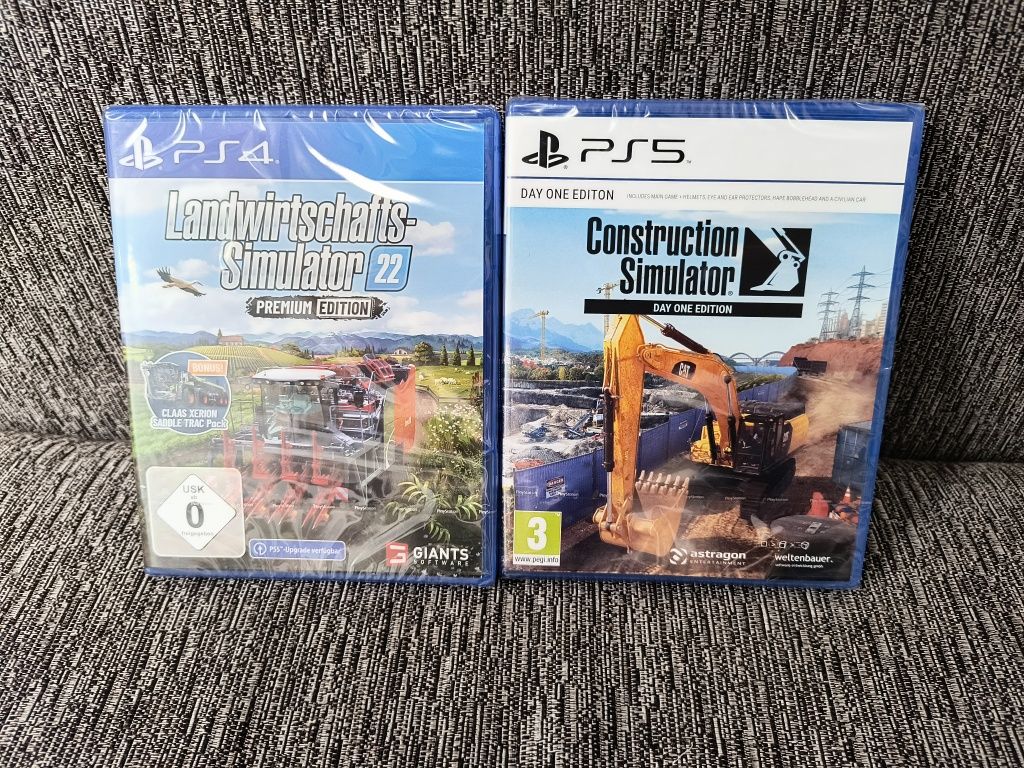 Farming Simulator 22 Premium edition, Construction Simulator PS4 PS5