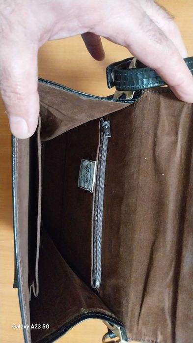 Borseta barbati, Davil Bag, piele naturala, noua