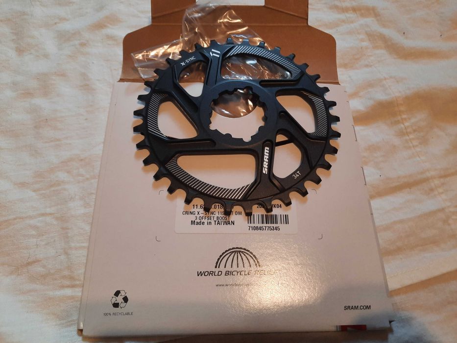 Foi foaie sram x-sync 34 32 3mm boost / gold 38 6mm noi direct mount