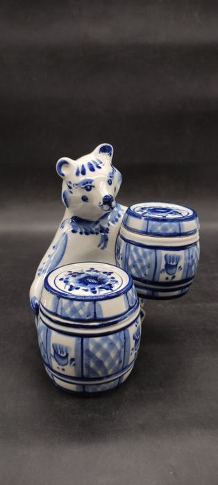 Гжель статуэтка авторская работа