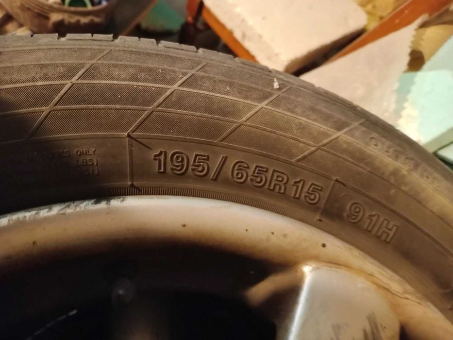 джанти с гуми за пежо, ситроен - 4 броя