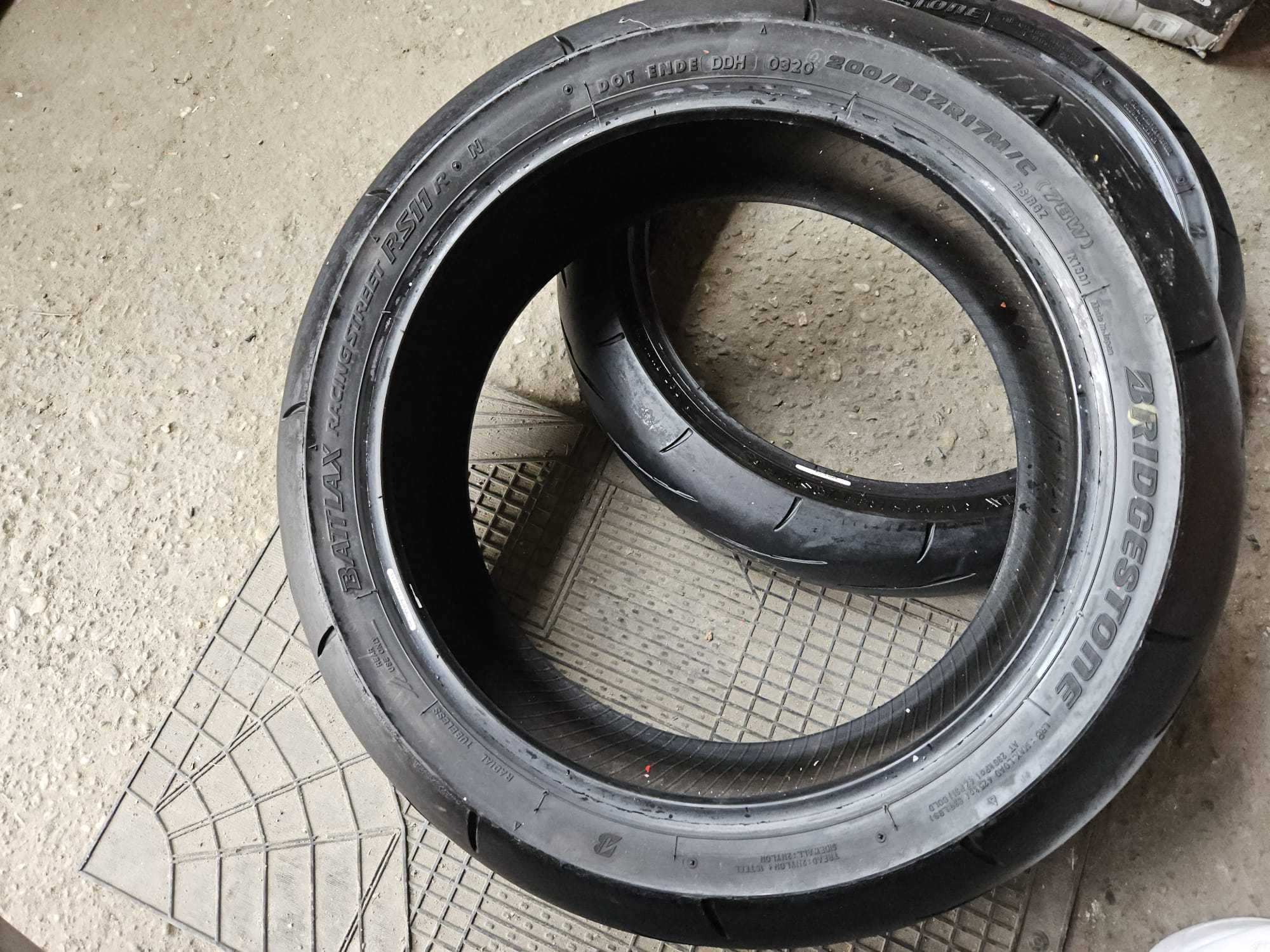 Set 200/55/r17 & 120/70/R17  Bridgestone RacingStreet RS11