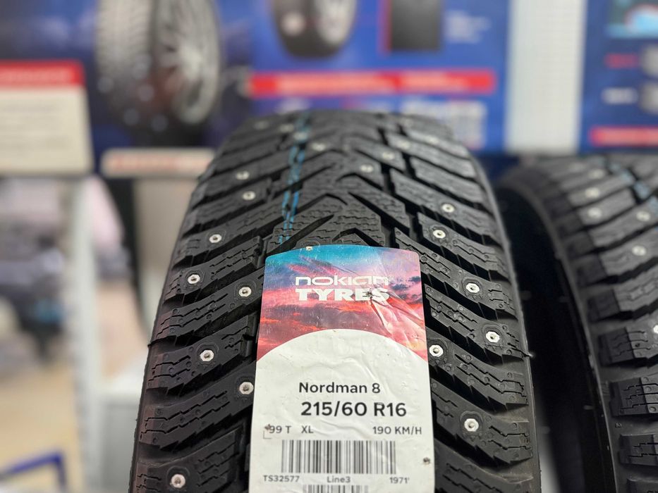 215/60 R16 Nokian Nordman 8 XL 99T (шип)