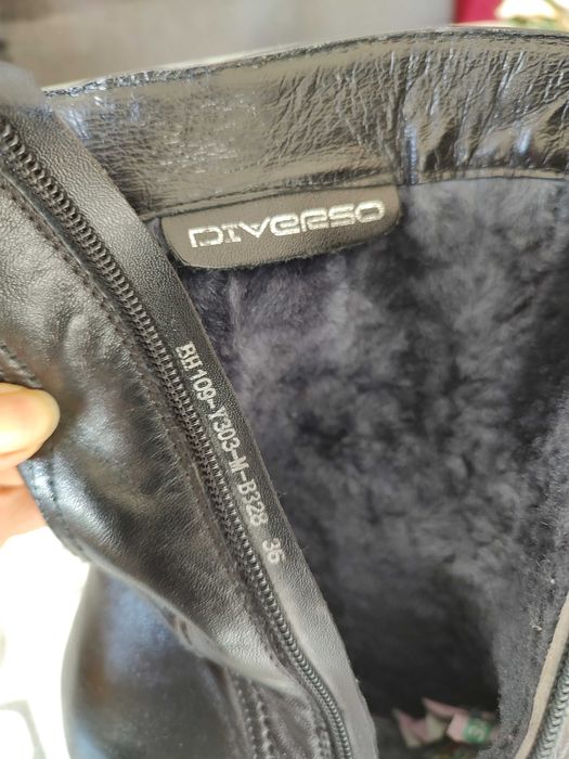 Боти естествена кожа Диверсо Diverso