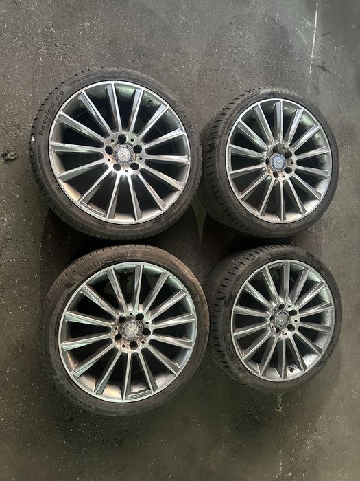 Set Roti AMG ORIGINALE R19 jante anvelope mercedes w205 w213 w218 w257
