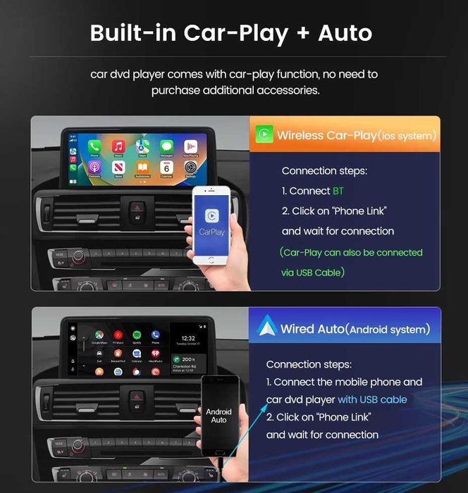 Navigatie BMW E90 91 92 93 / Carplay Android 2GBRAM/32GBROM JOYSTICK !