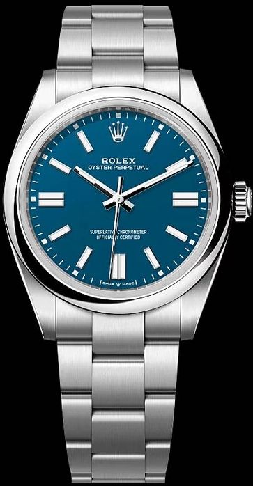 NEW Rolex Oyster Perpetual 41mm Steel 134300 Blue