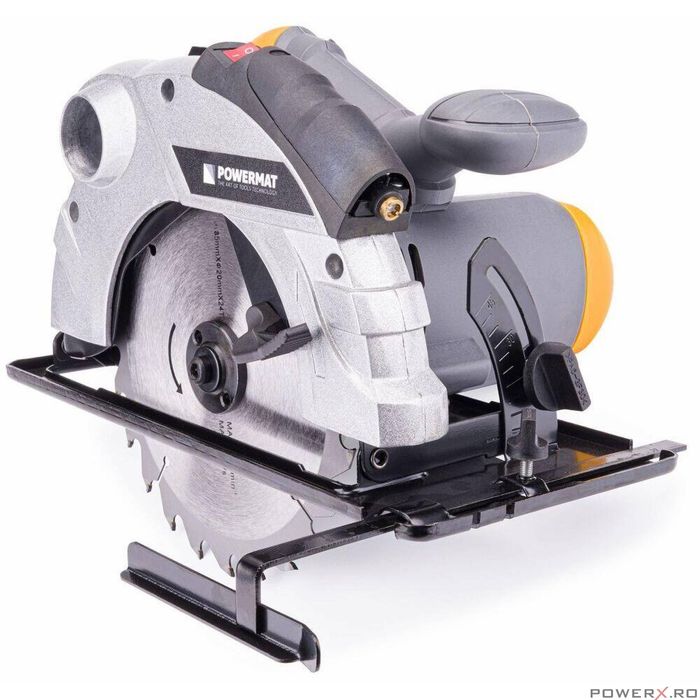 Fierastrau circular de mana cu laser pentru lemn, 2250 W, Powermat