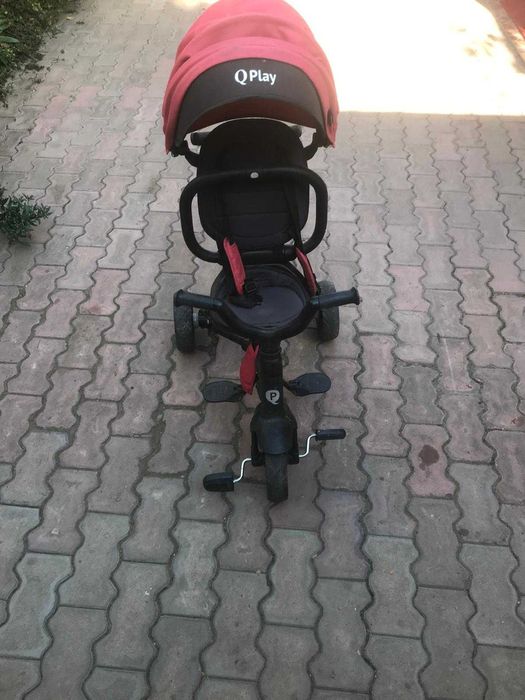Tricicleta ultrapliabila Qplay Nova Rosu