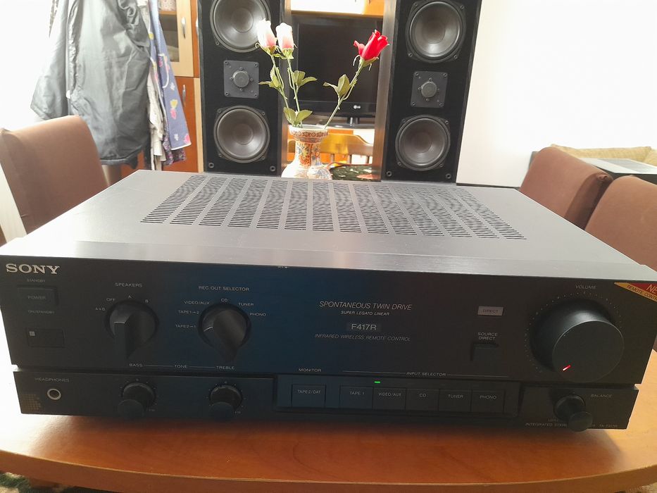 Amplificator Sony Ta F 417 r  2x70wati