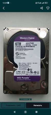 Wd purple 6tb новый