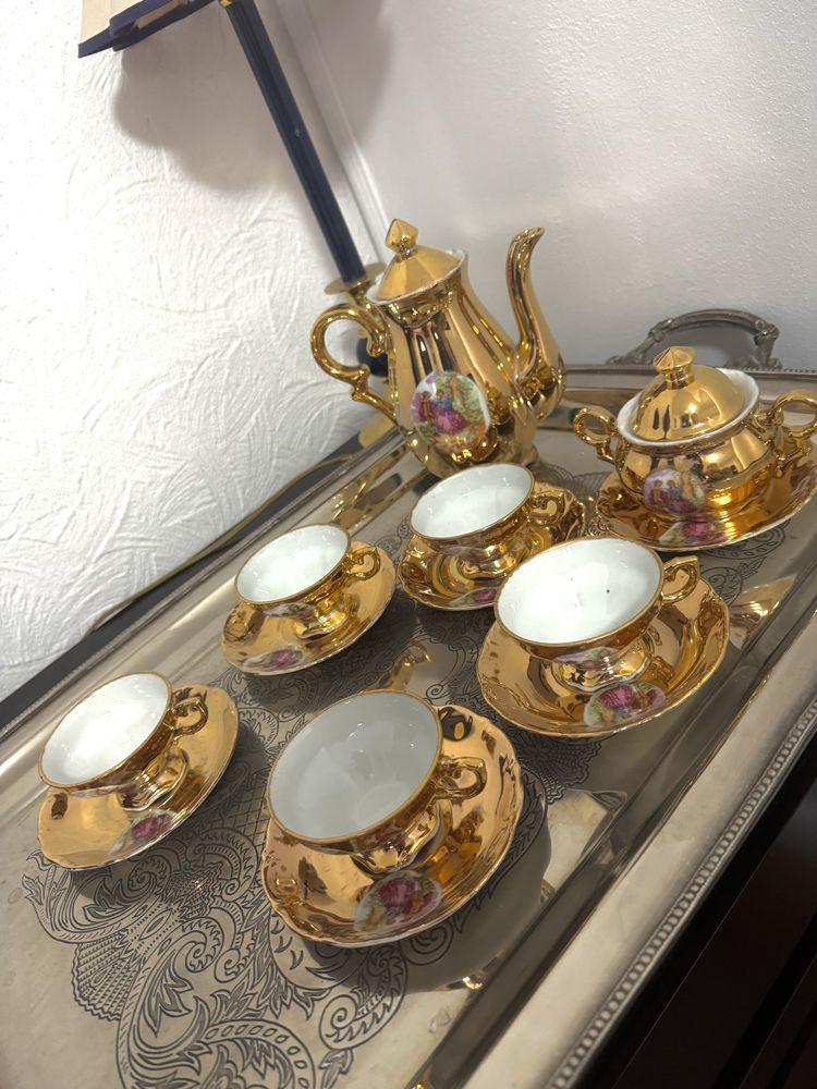 Set de cafea vintage japonez din portelan fin de colectie PRET FIX