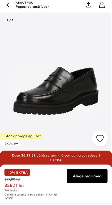 Pantofi About You, marimea 41, 27 cm