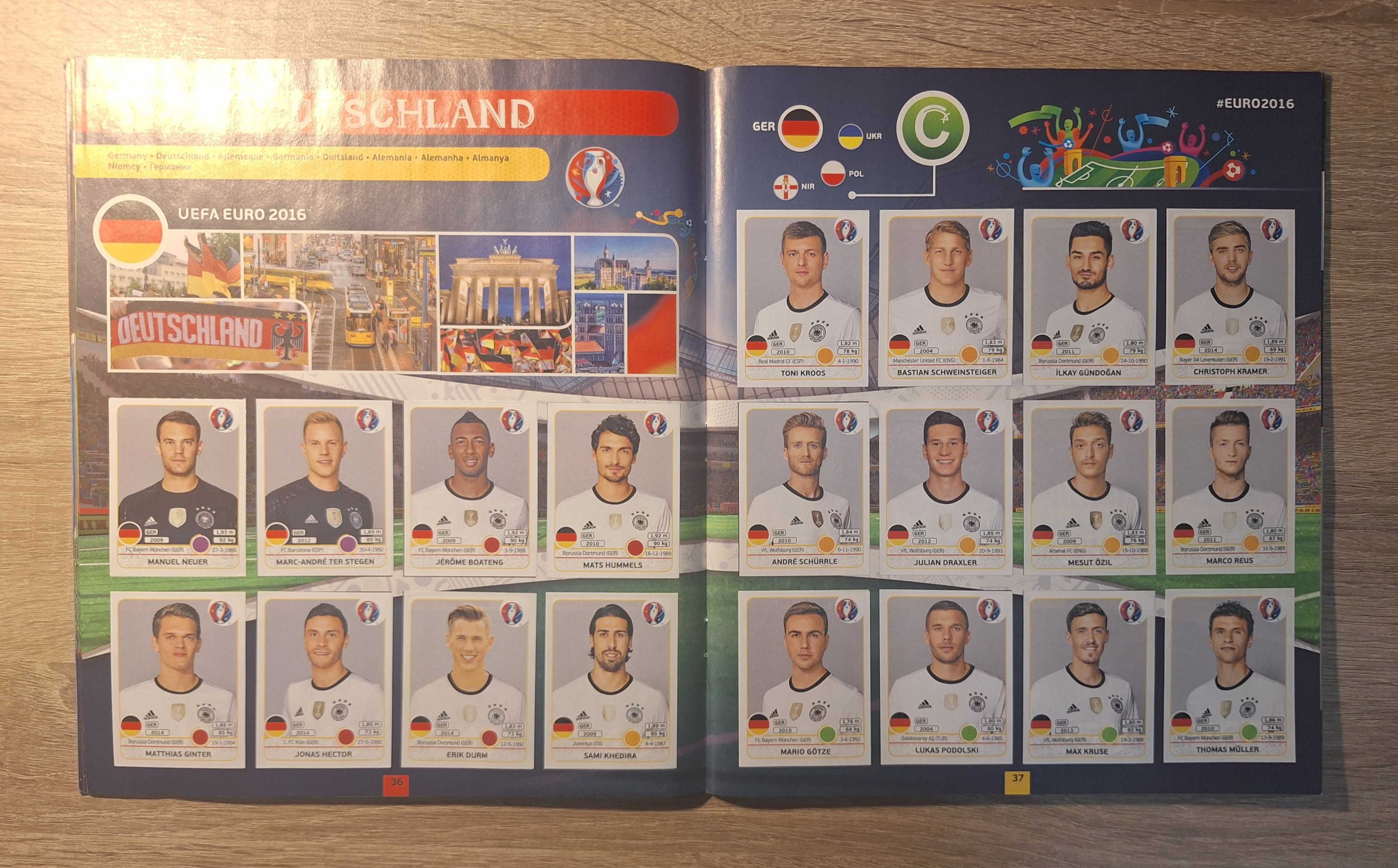 Попълнен Албум Панини Евро 2016
