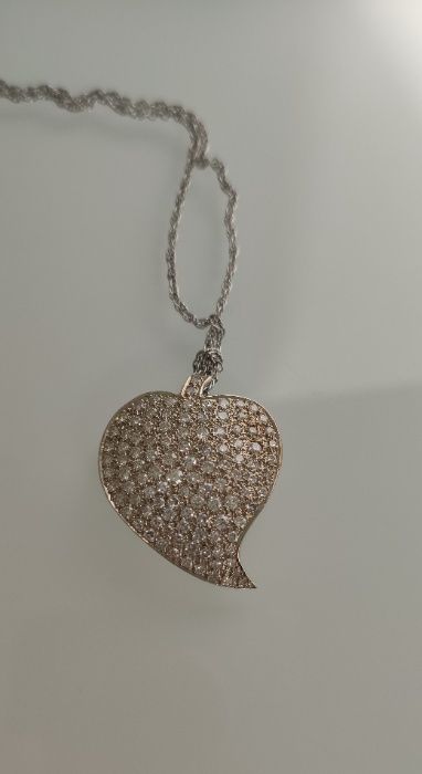 Colier aur 14k cu diamante 3.0ct