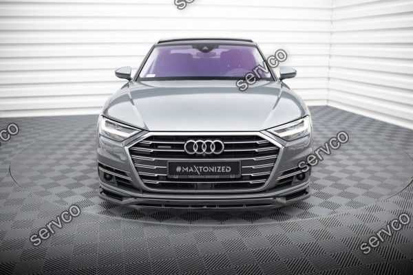 Prelungire splitter bara fata Audi A8 D5 2017-2021 v1 - Maxton Design