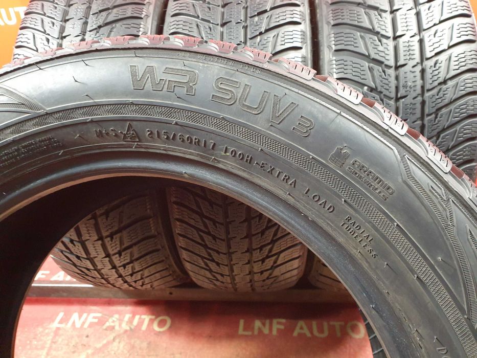 Anvelope de IARNA - 215/60/17 - NOKIAN - 6.5 - 8 MM - DOT 2017 !